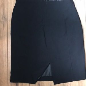 Beautiful lined black high waisted pencil skirt